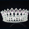 Princes & Queen Baroque Tiaras and Crowns for Women-Crowns-Innovato Design-Silver Pink-Innovato Design