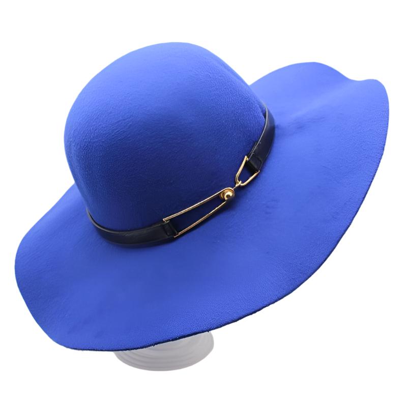 Vintage Felt Sun Floppy Hat for Men and Women-Hats-Innovato Design-Black-Innovato Design