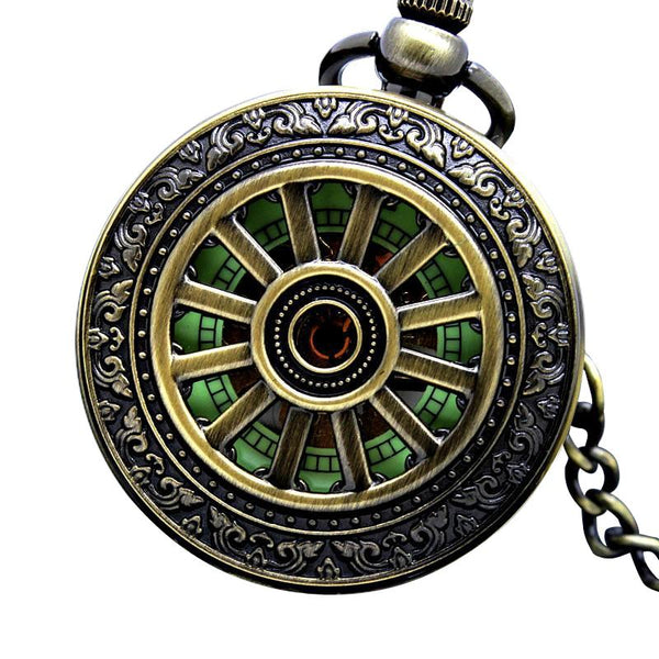 Bronze Pocket Watch with Glow in the Dark Luminous Dial – Innovato
