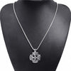 Celtic Sun Cross Black & Silver Vintage Pendant Chain Necklace-Necklaces-Innovato Design-20 inch-Innovato Design