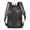 Fashion Denim with Drawstring Casual 20 to 35 Litre Backpack-Denim Backpacks-Innovato Design-Black-Innovato Design