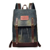 Fashion Denim with Drawstring Casual 20 to 35 Litre Backpack-Denim Backpacks-Innovato Design-Blue-Innovato Design