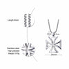 Stainless Steel Silver Templar Cross Hollow Border Pendant Necklace - InnovatoDesign