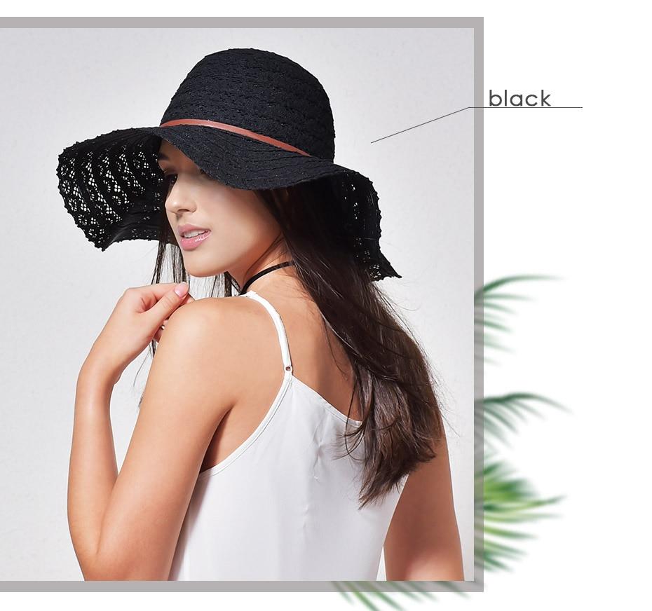 INNOVATO Foldable Floppy Wide Brim Straw Sun Hat-Hats-Innovato Design-Beige-L-Innovato Design