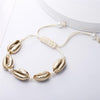 Rope Puka Shell Bracelet and Choker Set with Pearl End - InnovatoDesign