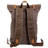 Luxury Canvas Leather Waterproof Backpack 20 Litre for Students - InnovatoDesign
