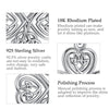 925 Sterling Silver Celtic Shamrock / Irish Clover Pendant Necklace - InnovatoDesign