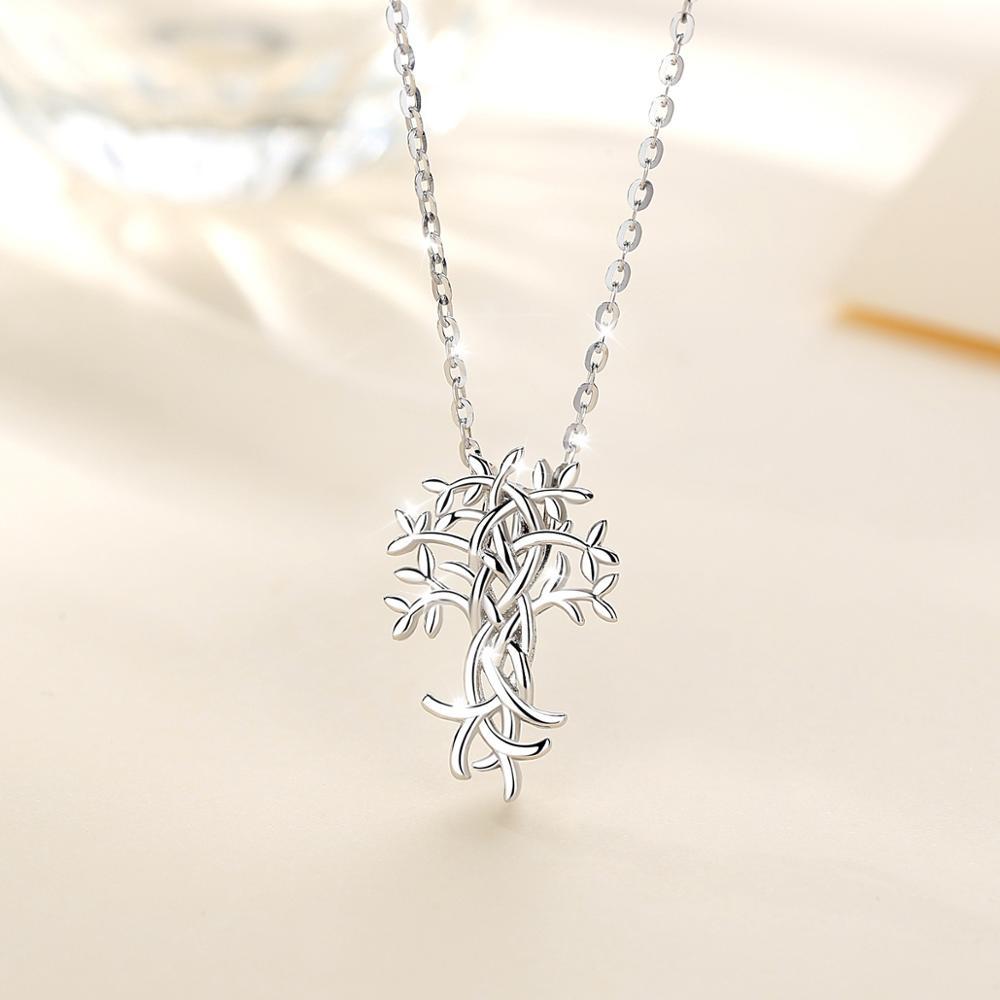 925 Sterling Silver Tree of Life Irish Knot Pendant Necklace-Necklaces-Innovato Design-Innovato Design