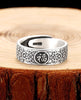Blessing Happiness 999 Genuine Silver Adjustable Wedding Ring