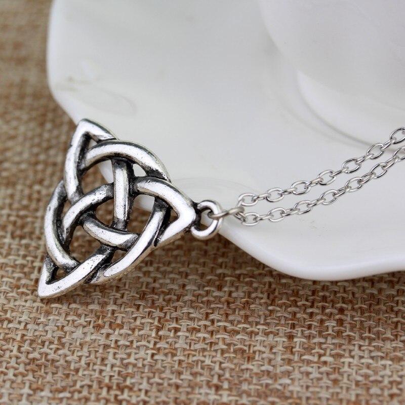 Triquetra Trinity Knot Charm Necklace-Necklaces-Innovato Design-Innovato Design