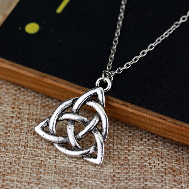Triquetra Trinity Knot Charm Necklace-Necklaces-Innovato Design-Innovato Design