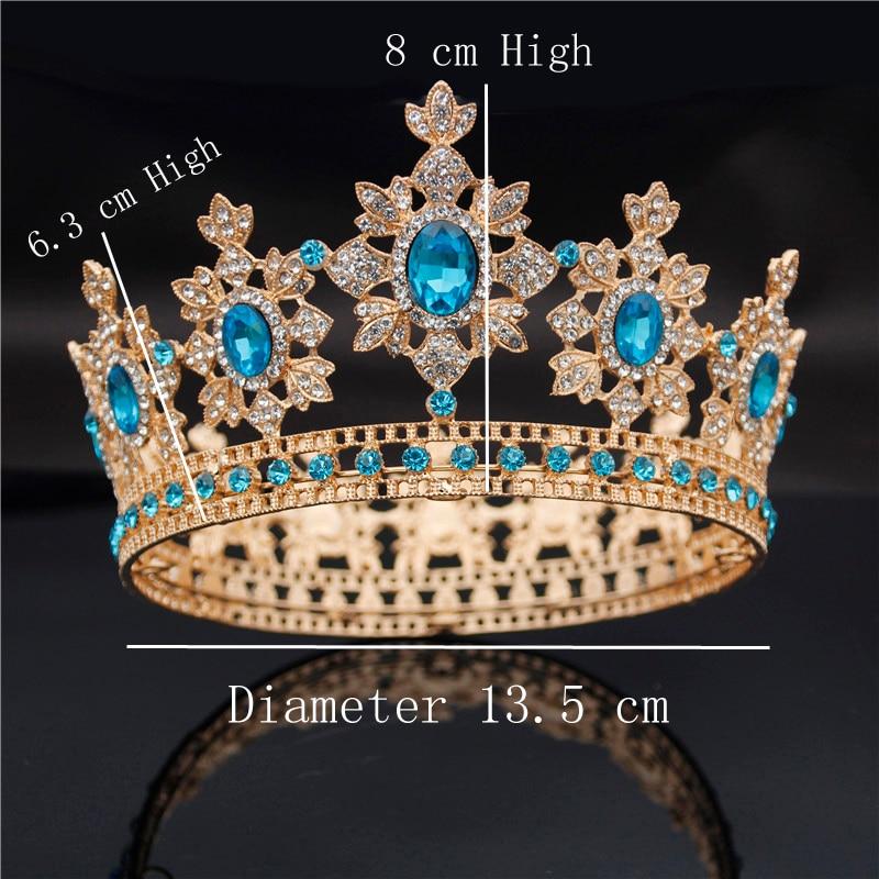 Vintage Royal King & Queen Crown for Wedding or Prom-Crowns-Innovato Design-White-Innovato Design