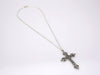 Elegant Silver Gothic Cross Pendant with Link Chain Necklace - InnovatoDesign