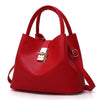 PU Leather Crossbody Bag and Handbag-Handbags-Innovato Design-Red-Innovato Design