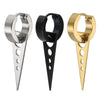 Titanium Steel Triangle Shape Earrings for Men - InnovatoDesign