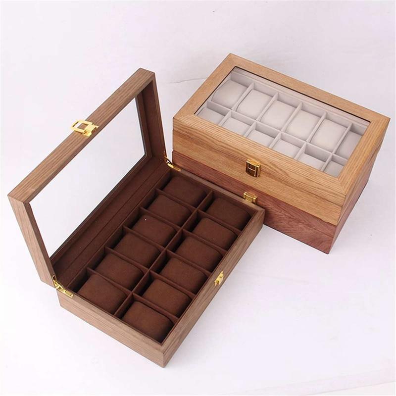 Retro Wooden Watch and Jewelry Collection Storage Organizer-Watch Box-Innovato Design-Innovato Design