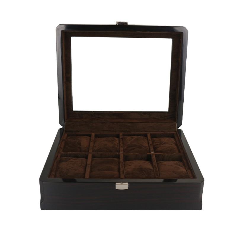 Black Handmade Wood Watch and Jewelry Storage Box-Watch Box-Innovato Design-Innovato Design