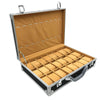 Black and Silver Wristwatches Metal Suitcase Storage Box - InnovatoDesign