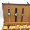 Black and Silver Wristwatches Metal Suitcase Storage Box-Watch Box-Innovato Design-Innovato Design