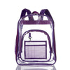 Large Transparent Design Travel Backpack-clear backpack-Innovato Design-Purple-Innovato Design