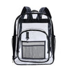 Large Transparent Design Travel Backpack-clear backpack-Innovato Design-Black-Innovato Design