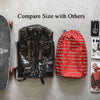 Extra Large Black/Silver Transparent Travel Backpacks for Men-clear backpack-Innovato Design-Black-Innovato Design