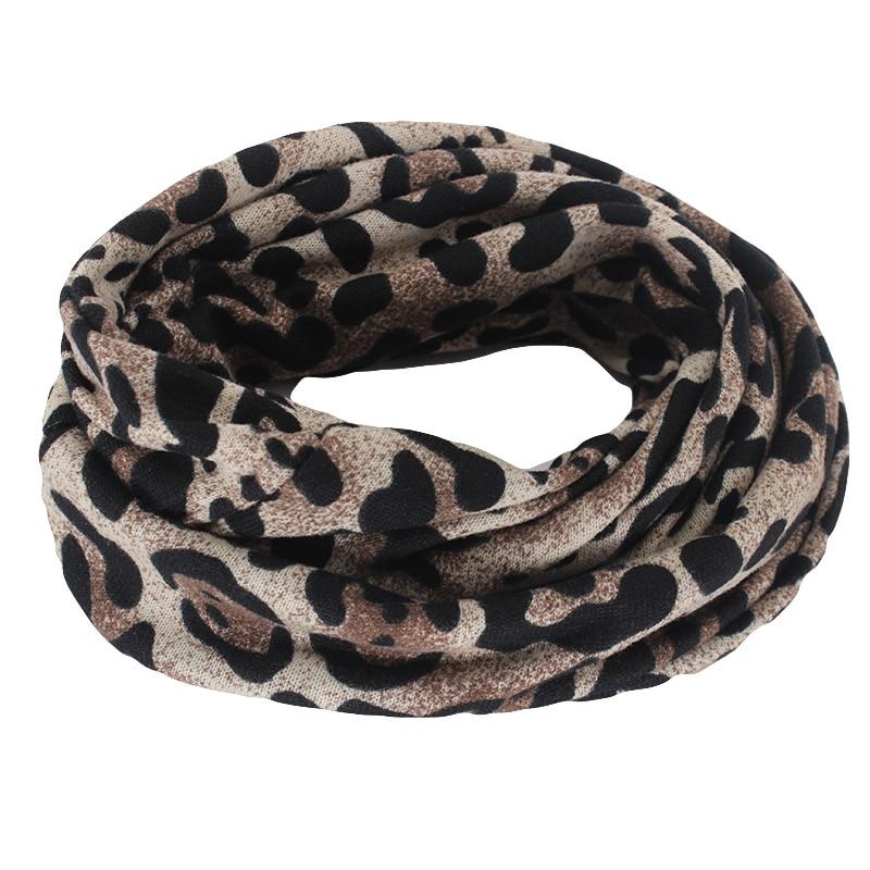 Hip-hop Leopard Print Cotton Beanie, Skullie or Scarf-Hats-Innovato Design-White-Innovato Design