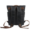 Waxed Canvas Leather School 76 Litre Backpack - InnovatoDesign