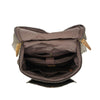 Waxed Vintage Canvas Leather 20 to 35 Litre Backpack - InnovatoDesign