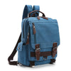 Vintage Canvas Leather Waterproof 20 Liter Travel Backpack - InnovatoDesign
