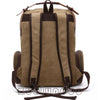 Canvas Leather Multi-Functional Travel Backpack - InnovatoDesign