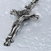 Elegant Silver Jesus Christ Catholic Crucifixion Pendant - InnovatoDesign