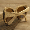 Bamboo Wood Polarized Sunglasses with Colorful Coating Mirrored UV Protection