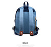 Blue Denim Canvas 20 Litre Backpack for Teenage Girls - InnovatoDesign