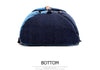 Blue Denim Canvas 20 Liter Backpack for Teenage Girls-Denim Backpacks-Innovato Design-Blue-Small-Innovato Design