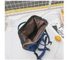 Multi-functional Denim Canvas Nursing 20 to 35 Litre Backpack-Denim Backpacks-Innovato Design-Blue-17 Inch-Innovato Design