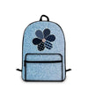 Cotton Denim School 20 to 35 Litre Backpack For Teenage Girls - InnovatoDesign