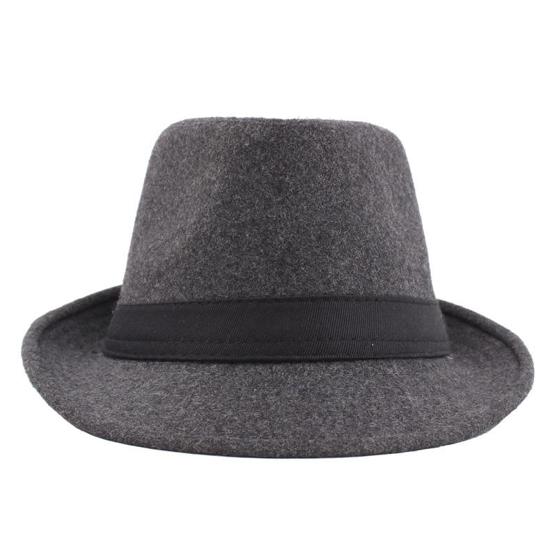 Classic Wide Brim Trilby Fedora Hat with Black Hatband-Hats-Innovato Design-Gray-Innovato Design