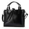 Fashion Designer Oil Wax Leather Tote Bag, Shoulder Bag and Handbag