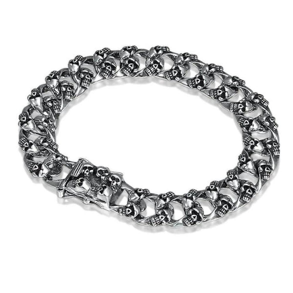 925 Sterling Silver Wrist Chain Bracelet for Men - InnovatoDesign