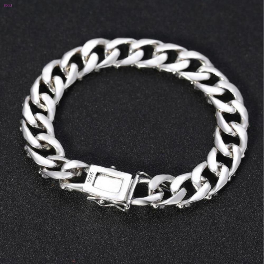 925 Sterling Silver Wrist Chain Bracelet for Men-Skull Bracelet-Innovato Design-Innovato Design