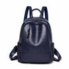 Large Capacity Leather School Bag and Travel Backpack