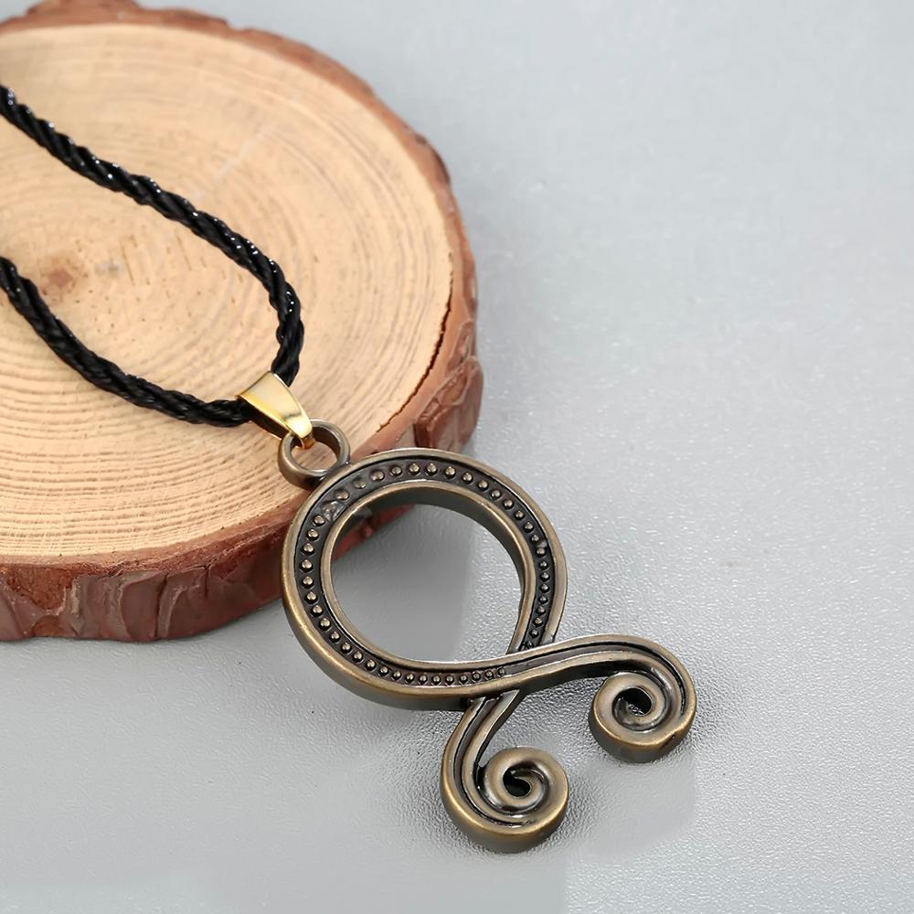 Steel Troll Cross Pendant with Knotted Rope Necklace-Necklaces-Innovato Design-Silver-Innovato Design