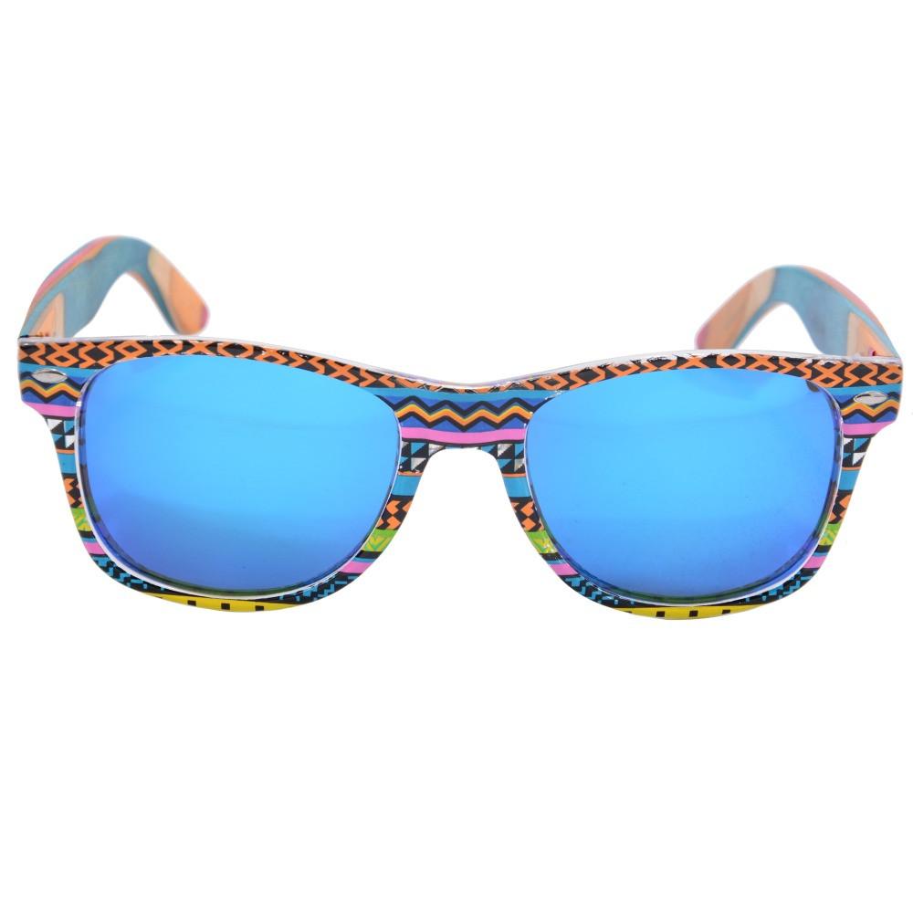 Sunglasses Polarized with Wooden Bamboo Frames Polarized-wooden sunglasses-Innovato Design-Demi grey-Innovato Design