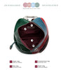 Colorful and Trendy Patchwork Design on Genuine Leather Backpack-Leather Backpacks-Innovato Design-Innovato Design