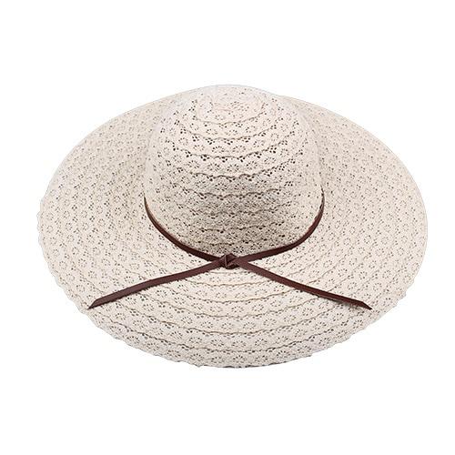 INNOVATO Foldable Floppy Wide Brim Straw Sun Hat-Hats-Innovato Design-Beige-L-Innovato Design