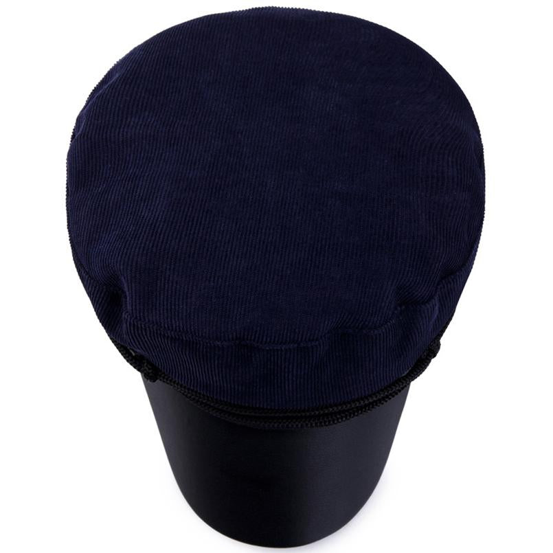 Vintage Solid Color Military Hat with Large Buttons and Ropes-Hats-Innovato Design-Navy Blue-Innovato Design