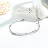 Custom Engrave Link Chain Stainless Steel Fashion Bracelet-Bracelets-Innovato Design-Rose Gold-Innovato Design