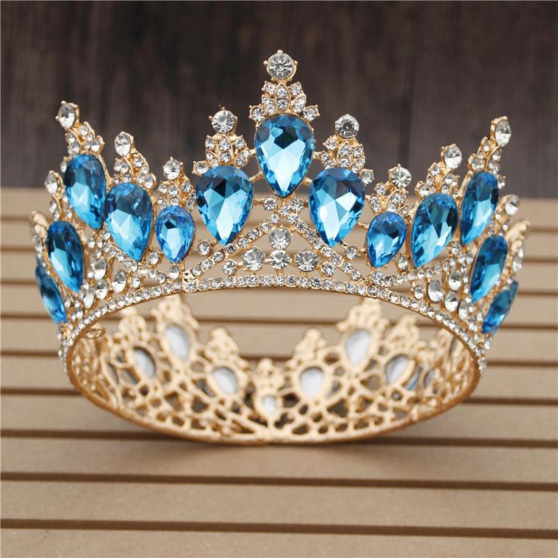 MultiColor Royal King & Queen Prom Crown-Crowns-Innovato Design-Silver Pink-Innovato Design