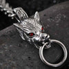 Vintage Punk Stainless Steel Twisted Cable Crystal Wolf Bracelet - InnovatoDesign
